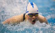 31 March 2019; Lucy Bracken of Asgard SC, Co. Wicklow, competes in the Female 100m Butterfly Junior Final during the Irish Long Course Swimming Championships at the National Aquatic Centre in Abbotstown, Dublin. Photo by Harry Murphy/Sportsfile