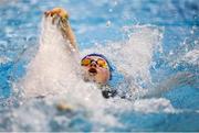 31 March 2019; Florence Tinsley of Ards SC, Co. Down, competes in the Female 200m IM Junior Final during the Irish Long Course Swimming Championships at the National Aquatic Centre in Abbotstown, Dublin. Photo by Harry Murphy/Sportsfile