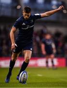 30 March 2019; Ross Byrne of Leinster during the Heineken Champions Cup Quarter-Final between Leinster and Ulster at the Aviva Stadium in Dublin. Photo by David Fitzgerald/Sportsfile