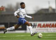 19 March 2019; Yoma Ogaga of TU Dublin Tallaght during the RUSTLERS Third Level CUFL Men's Division One Final match between Technological University Blanchardstown and Technological University Tallaght at Athlone Town Stadium in Athlone, Co. Westmeath. Photo by Harry Murphy/Sportsfile