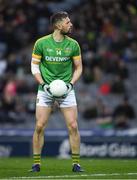 30 March 2019; Michael Newman of Meath prepares to kick a free during the Allianz Football League Division 2 Final match between Meath and Donegal at Croke Park in Dublin. Photo by Ray McManus/Sportsfile