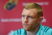 1 April 2019; Keith Earls during a Munster Rugby Press Conference at University of Limerick in Limerick. Photo by Piaras Ó Mídheach/Sportsfile