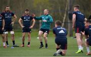 1 April 2019; Keith Earls during Munster Rugby Squad Training at University of Limerick in Limerick. Photo by Piaras Ó Mídheach/Sportsfile