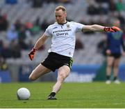 31 March 2019; Mayo goalkeeper Rob Hennelly kicks a free during the Allianz Football League Division 1 Final match between Kerry and Mayo at Croke Park in Dublin. Photo by Ray McManus/Sportsfile