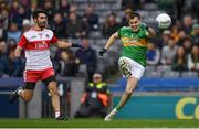 30 March 2019; Paddy Maguire of Leitrim in action against Niall Keenan of Derry during the Allianz Football League Division 4 Final between Derry and Leitrim at Croke Park in Dublin. Photo by Ray McManus/Sportsfile