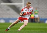 30 March 2019; Christopher Bradley of Derry during the Allianz Football League Division 4 Final between Derry and Leitrim at Croke Park in Dublin. Photo by Ray McManus/Sportsfile