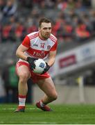 30 March 2019; Ryan Bell of Derry during the Allianz Football League Division 4 Final between Derry and Leitrim at Croke Park in Dublin. Photo by Ray McManus/Sportsfile