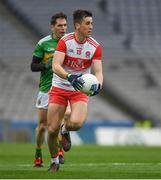 30 March 2019; Shane McGuigan of Derry during the Allianz Football League Division 4 Final between Derry and Leitrim at Croke Park in Dublin. Photo by Ray McManus/Sportsfile