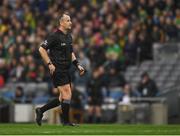 30 March 2019; Referee Brendan Cawley during the Allianz Football League Division 4 Final between Derry and Leitrim at Croke Park in Dublin. Photo by Ray McManus/Sportsfile