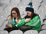 31 March 2019; Two Limerick supporters before the Allianz Hurling League Division 1 Final match between Limerick and Waterford at Croke Park in Dublin. Photo by Ray McManus/Sportsfile