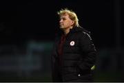29 March 2019; Sligo Rovers manager Liam Buckley during the SSE Airtricity League Premier Division match between Derry City and Sligo Rovers at Ryan McBride Brandywell Stadium in Derry. Photo by Oliver McVeigh/Sportsfile