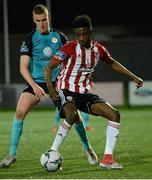 29 March 2019; Junior Ogedi-Uzokwe of Derry City during the SSE Airtricity League Premier Division match between Derry City and Sligo Rovers at Ryan McBride Brandywell Stadium in Derry. Photo by Oliver McVeigh/Sportsfile