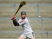 30 March 2019; Karl Downey of Castlecomer Community School during the Masita GAA All-Ireland Hurling Post Primary Schools Paddy Buggy Cup Final match between St. Raphael's College Loughrea and Castlecomer CS in Bord na Móna O'Connor Park in Tullamore, Offaly. Photo by Harry Murphy/Sportsfile