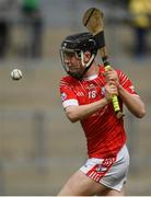 30 March 2019; Conor Slattery of St Raphael's College Loughrea during the Masita GAA All-Ireland Hurling Post Primary Schools Paddy Buggy Cup Final match between St. Raphael's College Loughrea and Castlecomer CS in Bord na Móna O'Connor Park in Tullamore, Offaly. Photo by Harry Murphy/Sportsfile