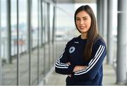 5 April 2019; The Women’s Gaelic Players Association, WGPA, presented its 2019 third-level scholarships on Friday 5th April at PWC headquarters in Dublin. A total of 46 scholarships have been awarded to third-level students across multiple colleges who play intercounty Camogie and Ladies Football. The scholarship scheme recognises the efforts of WGPA members in pursuing a dual career, enabling them to focus their attention on taking opportunities for ongoing personal and professional development whilst striving for excellence as athletes. Pictured is Aine O'Connor of Kerry. Photo by Sam Barnes/Sportsfile