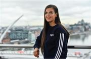 5 April 2019; The Women’s Gaelic Players Association, WGPA, presented its 2019 third-level scholarships on Friday 5th April at PWC headquarters in Dublin. A total of 46 scholarships have been awarded to third-level students across multiple colleges who play intercounty Camogie and Ladies Football. The scholarship scheme recognises the efforts of WGPA members in pursuing a dual career, enabling them to focus their attention on taking opportunities for ongoing personal and professional development whilst striving for excellence as athletes. Pictured is Kelly Boyce Jordan of Westmeath. Photo by Sam Barnes/Sportsfile