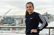 5 April 2019; The Women’s Gaelic Players Association, WGPA, presented its 2019 third-level scholarships on Friday 5th April at PWC headquarters in Dublin. A total of 46 scholarships have been awarded to third-level students across multiple colleges who play intercounty Camogie and Ladies Football. The scholarship scheme recognises the efforts of WGPA members in pursuing a dual career, enabling them to focus their attention on taking opportunities for ongoing personal and professional development whilst striving for excellence as athletes. Pictured is Karen McDermott of Westmeath . Photo by Sam Barnes/Sportsfile
