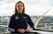 5 April 2019; The Women’s Gaelic Players Association, WGPA, presented its 2019 third-level scholarships on Friday 5th April at PWC headquarters in Dublin. A total of 46 scholarships have been awarded to third-level students across multiple colleges who play intercounty Camogie and Ladies Football. The scholarship scheme recognises the efforts of WGPA members in pursuing a dual career, enabling them to focus their attention on taking opportunities for ongoing personal and professional development whilst striving for excellence as athletes. Pictured is Eleanor Tracey of Carlow. Photo by Sam Barnes/Sportsfile