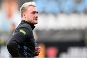 5 April 2019; Stuart Hogg of Glasgow Warriors prior to the Guinness PRO14 Round 19 match between Glasgow Warriors and Ulster at Scotstoun Stadium in Glasgow, Scotland. Photo by Ross Parker/Sportsfile