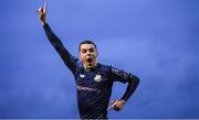 5 April 2019; Sean Kavanagh of Shamrock Rovers celebrates after scoring his side's first goal during the SSE Airtricity League Premier Division match between Cork City and Shamrock Rovers at Turners Cross in Cork. Photo by Stephen McCarthy/Sportsfile