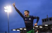 5 April 2019; Sean Kavanagh of Shamrock Rovers celebrates after scoring his side's first goal during the SSE Airtricity League Premier Division match between Cork City and Shamrock Rovers at Turners Cross in Cork. Photo by Stephen McCarthy/Sportsfile