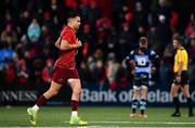 5 April 2019; Conor Murray of Munster leaves the pitch for a head injury assessment during the Guinness PRO14 Round 19 match between Munster and Cardiff Blues at Irish Independent Park in Cork. Photo by Ramsey Cardy/Sportsfile
