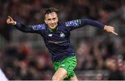 5 April 2019; Aaron McEneff of Shamrock Rovers celebrates after scoring his side's second goal during the SSE Airtricity League Premier Division match between Cork City and Shamrock Rovers at Turners Cross in Cork. Photo by Stephen McCarthy/Sportsfile