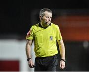 5 April 2019; Referee Raymond Matthews during the SSE Airtricity League Premier Division match between St Patrick's Athletic and Dundalk at Richmond Park in Dublin. Photo by Seb Daly/Sportsfile