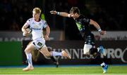 5 April 2019; Rob Lyttle of Ulster goes for a try but it is later ruled out during the Guinness PRO14 Round 19 match between Glasgow Warriors and Ulster at Scotstoun Stadium in Glasgow, Scotland. Photo by Ross Parker/Sportsfile