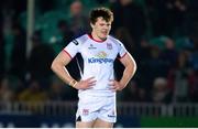 5 April 2019; Jacob Stockdale of Ulster dejected following the Guinness PRO14 Round 19 match between Glasgow Warriors and Ulster at Scotstoun Stadium in Glasgow, Scotland. Photo by Ross Parker/Sportsfile