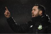 5 April 2019; Shamrock Rovers manager Stephen Bradley during the SSE Airtricity League Premier Division match between Cork City and Shamrock Rovers at Turners Cross in Cork. Photo by Stephen McCarthy/Sportsfile