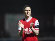 5 April 2019; Ian Bermingham of St Patrick's Athletic following his side's victory during the SSE Airtricity League Premier Division match between St Patrick's Athletic and Dundalk at Richmond Park in Dublin. Photo by Seb Daly/Sportsfile