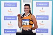 6 April 2019; Aisling Cassidy of Leevale AC, Cork, who won the girls under-19 triple jump event during Day 3 of the Irish Life Health National Juvenile Indoor Championships at AIT in Athlone, Co Westmeath. Photo by Matt Browne/Sportsfile