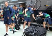 6 April 2019; Connacht Rugby players arrive at Stadio Lanfranchi prior to the Guinness Pro14 Round 19 game between Zebre Rugby Club and Connacht Rugby at Stadio Lanfranchi in Parma, Italy. Photo by Roberto Bregani/Sportsfile