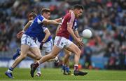 6 April 2019; Denis Corroonof Westmeath in action against Kieran Lillis of Laois during the Allianz Football League Division 3 Final match between Laois and Westmeath at Croke Park in Dublin. Photo by Ray McManus/Sportsfile