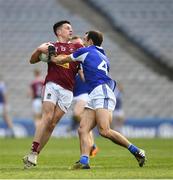 6 April 2019; Ronan O'Toole of Westmeath in action against Gareth Dillon of Laois during the Allianz Football League Division 3 Final match between Laois and Westmeath at Croke Park in Dublin. Photo by Ray McManus/Sportsfile