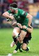 6 April 2019; Tom Daly of Connacht is tackled by Renato Giammarioli of Zebre during the Guinness PRO14 Round 19 game between Zebre Rugby Club and Connacht Rugby at Stadio Lanfranchi in Parma, Italy. Photo by Roberto Bregani/Sportsfile