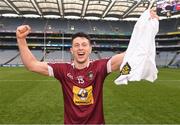 6 April 2019; Ronan O'Toole of Westmeath celebrates after the Allianz Football League Division 3 Final match between Laois and Westmeath at Croke Park in Dublin. Photo by Ray McManus/Sportsfile