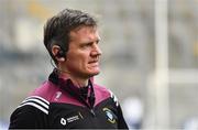 6 April 2019; Westmeath manager Jack Cooney during the final minutes of the Allianz Football League Division 3 Final match between Laois and Westmeath at Croke Park in Dublin. Photo by Ray McManus/Sportsfile