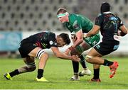 6 April 2019; Gavin Thornbury of Connacht takes on George Biagi of Zebre during the Guinness PRO14 Round 19 game between Zebre Rugby Club and Connacht Rugby at Stadio Lanfranchi in Parma, Italy. Photo by Roberto Bregani/Sportsfile