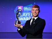 6 April 2019; Adrian Mullen of Ballyhale Shamrocks with his AIB GAA Club Hurler of the Year Award at the AIB GAA Club Player 2018/19 Awards at Croke Park in Dublin. Photo by Stephen McCarthy/Sportsfile