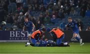 6 April 2019; Mick Kearney of Leinster receives medical attention during the Guinness PRO14 Round 19 match between Leinster and Benetton at the RDS Arena in Dublin. Photo by David Fitzgerald/Sportsfile