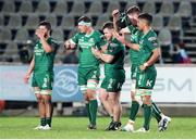 6 April 2019; Connacht players celebrate following the Guinness Pro14 Round 19 game between Zebre Rugby Club and Connacht Rugby at Stadio Lanfranchi in Parma, Italy. Photo by Roberto Bregani/Sportsfile