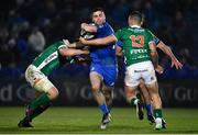 6 April 2019; Conor O'Brien of Leinster is tackled by Luca Morisi, left, and Marco Zanon of Benetton during the Guinness PRO14 Round 19 match between Leinster and Benetton at the RDS Arena in Dublin. Photo by Ramsey Cardy/Sportsfile
