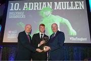 6 April 2019; Adrian Mullen of Ballyhale Shamrocks is presented with his award by Uachtarán Chumann Lúthchleas Gael John Horan, right, and Denis O'Callaghan, Head of AIB Retail Banking, at the AIB GAA Club Player 2018/19 Awards at Croke Park in Dublin. Photo by Stephen McCarthy/Sportsfile