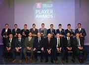 6 April 2019; The AIB GAA Club Hurling Team of the Year, with Uachtarán Chumann Lúthchleas Gael John Horan and Denis O'Callaghan, Head of AIB Retail Banking, at the AIB GAA Club Player 2018/19 Awards at Croke Park in Dublin. Photo by Stephen McCarthy/Sportsfile