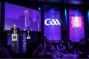 6 April 2019; Denis O'Callaghan, Head of AIB Retail Banking, during the AIB GAA Club Player 2018/19 Awards at Croke Park in Dublin. Photo by Stephen McCarthy/Sportsfile