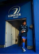 6 April 2019; Joe Tomane of Leinster ahead of the Guinness PRO14 Round 19 match between Leinster and Benetton at the RDS Arena in Dublin. Photo by Ramsey Cardy/Sportsfile