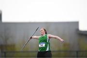 07 April 2019; Laura Dolan of Ferbane A.C., Co. Offaly, competing in the Women's Hammer (4kg) during the AAI National Spring Throws at AIT in Athlone, Co Westmeath.  Photo by Harry Murphy/Sportsfile