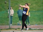 07 April 2019; Amy Forde of St. Killian's A.C., Co. Wexford, competing in the Women's Hammer (4kg) during the AAI National Spring Throws at AIT in Athlone, Co Westmeath.  Photo by Harry Murphy/Sportsfile